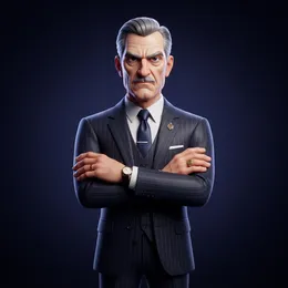 Ilustração de Mr. Perkins